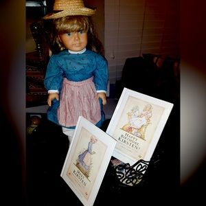 RETIRED AMERICAN GIRL DOLL KIRSTEN, ORIGINAL PLEASANT CO WITH BOOK 1 & BOOK 4